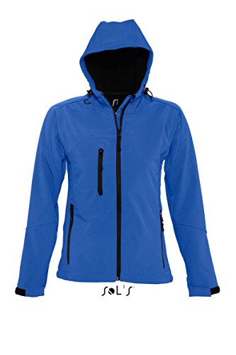 SOL´S - Womens Hooded Softshell Jacket Replay M,Royal Blue von SOL'S