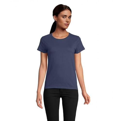 SOLS Damen Sol's Crusader T-Shirt, Jeansblau, M von SOL'S