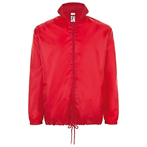 SOLS Unisex Shift Windbreaker Jacke (2XL) (Rot) von SOL'S