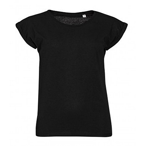 Sols Damen Melba T-Shirt, kurzärmlig (M) (Schwarz) von SOL'S