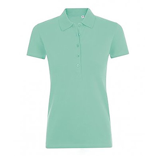 Sols Damen Phoenix Kurzarm Pique Polo Shirt (XXL) (Mint) von SOL'S