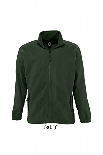 Sols Fleecejacke Fleece Jacke North bis Gr. 5XL ,Fir Green, L von SOL'S