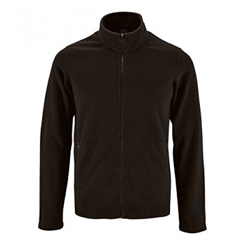 Sols Herren Fleece-Jacke Norman (L) (Schwarz) von SOL'S