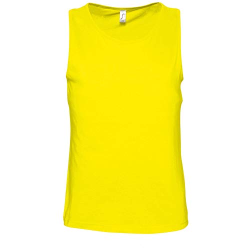 Sols Herren Justin Tank-Top/Top, ärmellos (M) (Zitrone) von SOL'S