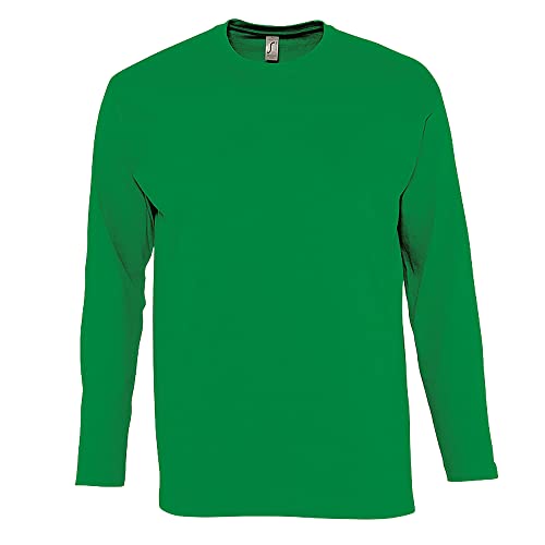 Sols Herren Monarch Longsleeve/T-Shirt, Langarm (5XL) (Kellygrün) von SOL'S