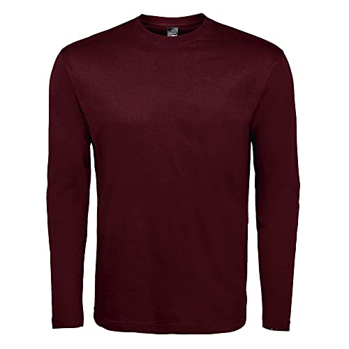 Sols Herren Monarch Longsleeve/T-Shirt, Langarm (XXL) (Stierblut) von SOL'S