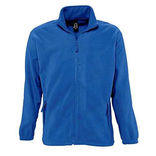 Sols Herren Outdoor Fleece Jacke North (2XL) (Königsblau) von SOL'S