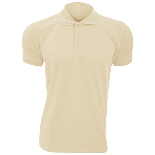 Sols Herren Prime Pique Polo-Shirt, Kurzarm (XL) (Sand) von SOL'S