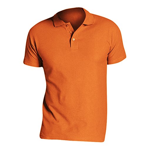 Sols Herren Summer II Pique Polo-Shirt, Kurzarm (XXL) (Orange) von SOL'S