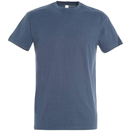 Sols Imperial – Herren-T-Shirt mit kurzen Ärmeln, Denimblau, 56 von SOL'S