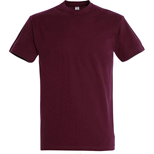 Sols Imperial – Herren-T-Shirt mit kurzen Ärmeln, bordeaux, M von SOL'S