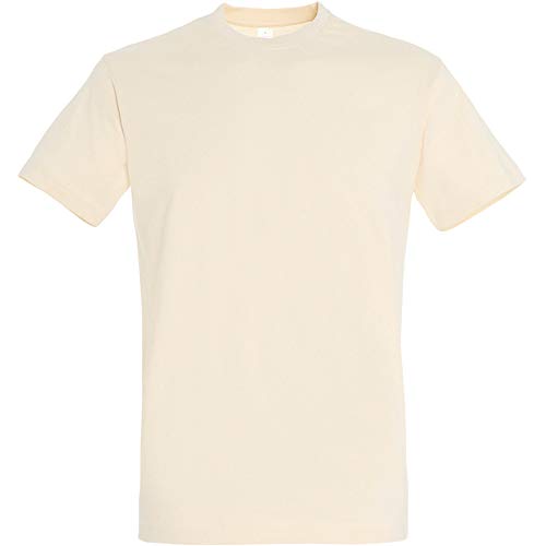 Sols Imperial – Herren-T-Shirt mit kurzen Ärmeln, cremefarben, M von SOL'S