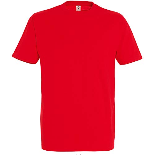 Sols Imperial – Herren-T-Shirt mit kurzen Ärmeln, leuchtend rot, M von SOL'S