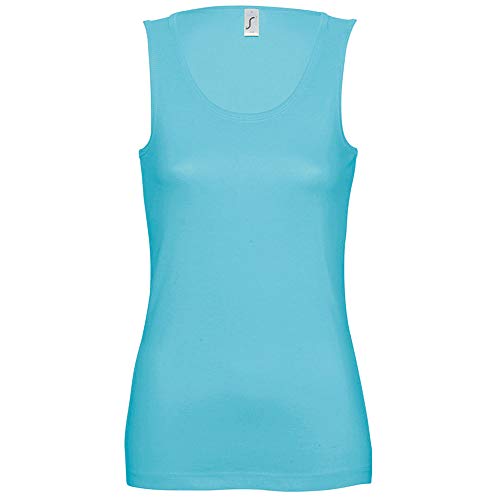 Sols Jane Damen Tanktop/Top, ärmellos (S) (Atollblau) von SOL'S