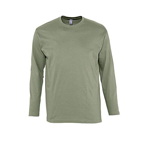 Sols - Langarm T-Shirt Monarch XL,Khaki von SOL'S