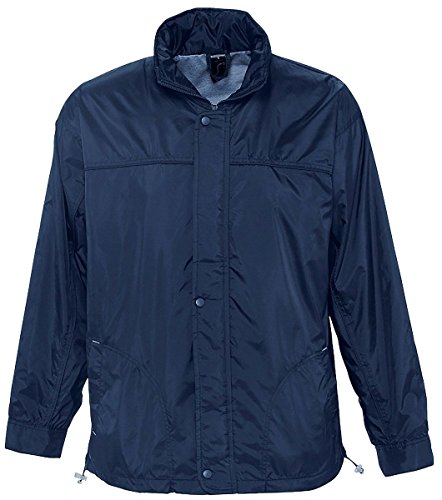 Sols - Mistral - Windjacke gefüttert und wasserdicht mit Jerseyfutter , Navy , M von SOL'S