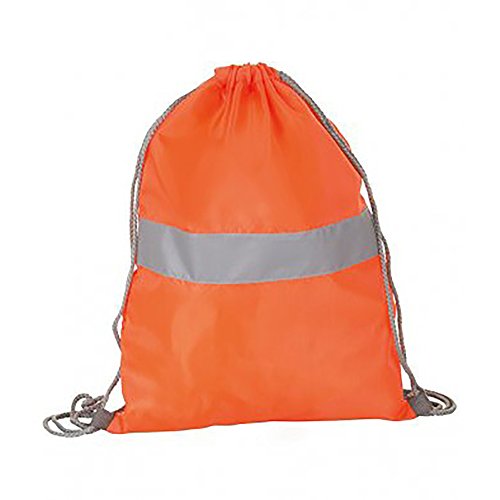 Sols Unisex Reflect Hi-Vis Turnbeutel (EinheitsgröÃŸe) (Neon Orange) von SOL'S