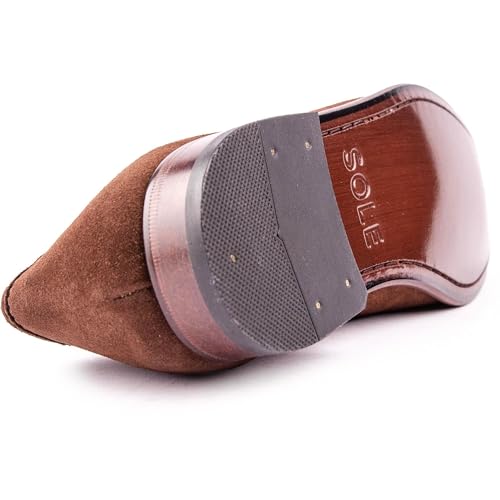 SOLE Herren Twin Tassel Loafer Slipper Schuhe Braun 43 EU von SOLE