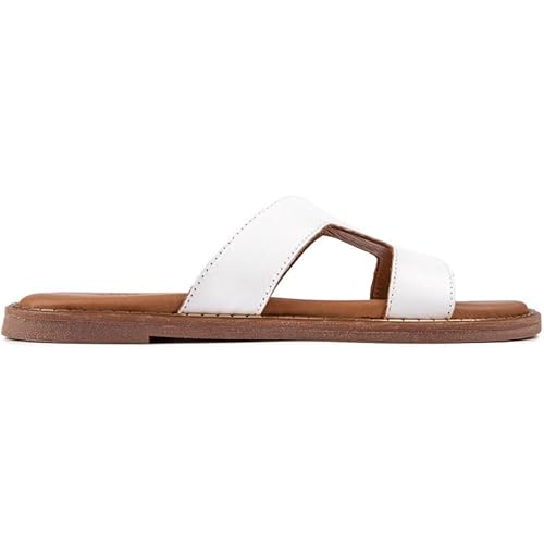 SOLE Noor Slide Sandalen, weiß, 42 EU SOLE Noor Slide Sandalen, weiß, 42 EU von SOLE