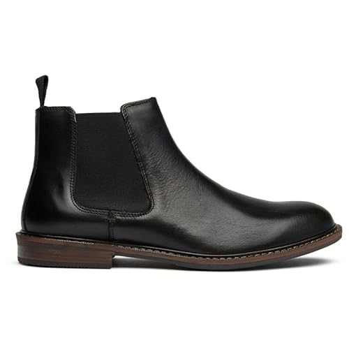 SOLETRADER Mens Steve Chelsea Boots Black von SOLE