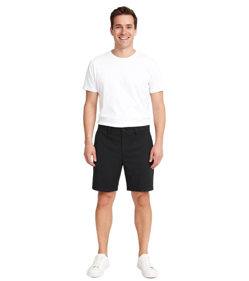 !SOLID Joe Herren Freizeit-Bermuda Chino-Hose Baumwoll-Shorts kurze Hose 21108170 194008 Schwarz von SOLID