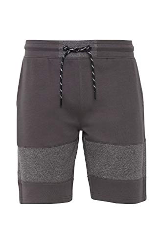 !SOLID Mekir Herren Sweatshorts Kurze Hose Jogginghose Rippbund aus 100% Baumwolle Regular Fit, Größe:S, Farbe:Forged Iron (193907) von !SOLID