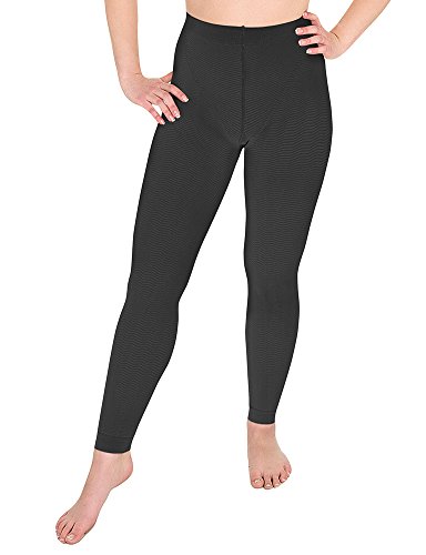 SOLIDEA Dame Leggings Long Vorbeugende Abgestufte Kompression (Rauchgrau, 36) von SOLIDEA