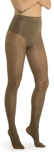 SOLIDEA Damenstrumpfhose Naomi 140 Abgestufte Kompression 18/21 mmHg (Schwarz, 44) von SOLIDEA
