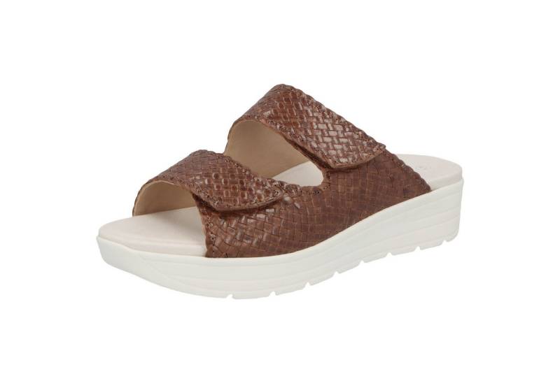 SOLIDUS Solidus weiblich Solidus Greta Pantolette Leder Klettschuh von SOLIDUS