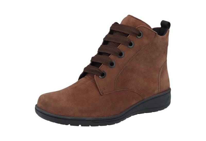 SOLIDUS Solidus Erwachsene Solidus Kate Stiefelette Leder Reißverschlussstiefel von SOLIDUS