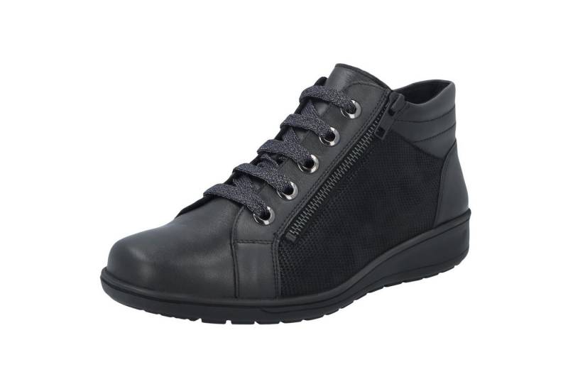 SOLIDUS Solidus Erwachsene Solidus Kate Stiefel Leder Reißverschlussstiefel von SOLIDUS