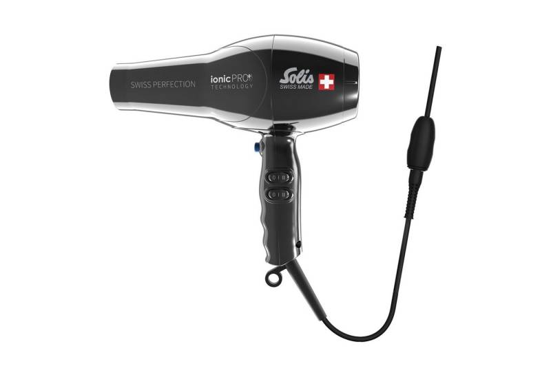 SOLIS OF SWITZERLAND Haartrockner Swiss Perfection 360° Profi-Föhn, Typ 440, 2300 W, Kaltstufe IonicPRO 50% mehr Luftdruck Styling Düse von SOLIS OF SWITZERLAND