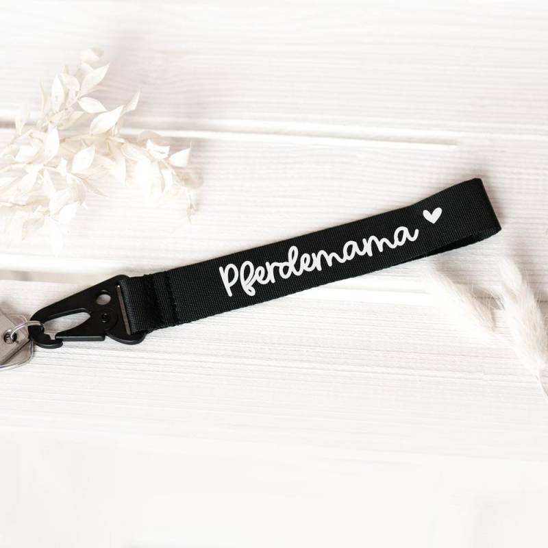 Schlüsselanhänger "Wunschtext Mit Herz" | Personalisiert Geschenk, Geschenkidee, Pferd, Pferdemädchen, Isländer, Islandpferd von SOLLYOnlineShop