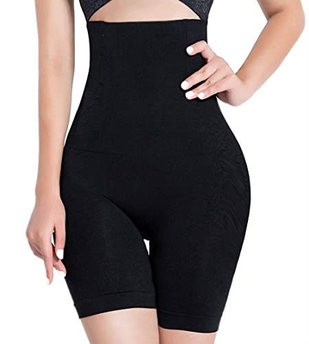 SOLO ACTFIT Damen Figurenformend Miederpants Miederhose Taille Shapewear Bauch Weg Formender Unterwäsche Hohe Taille Body Shaper Atmungsaktive (Schwarz, M) von SOLO ACTFIT