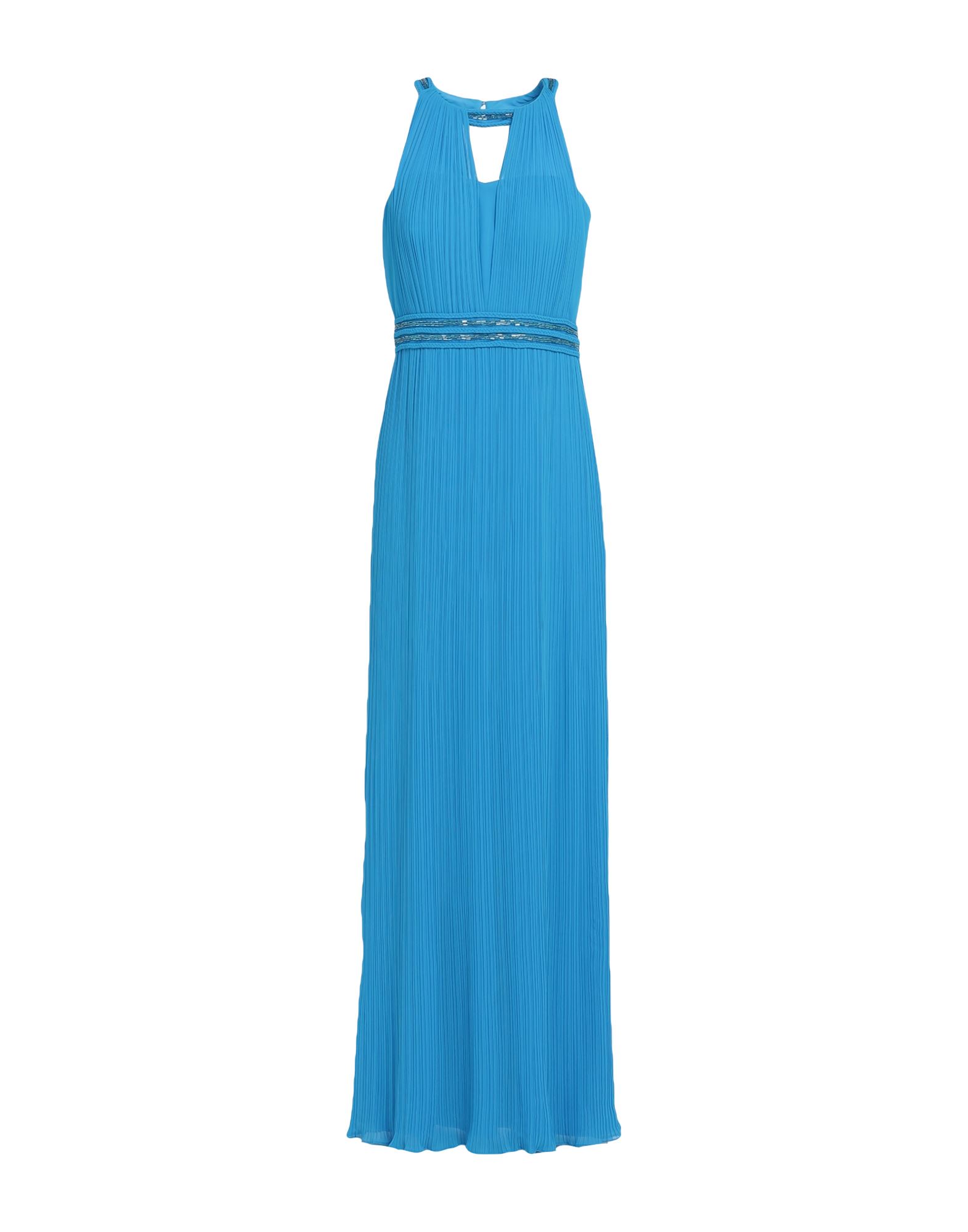 SOLOGIOIE Maxi-kleid Damen Azurblau von SOLOGIOIE