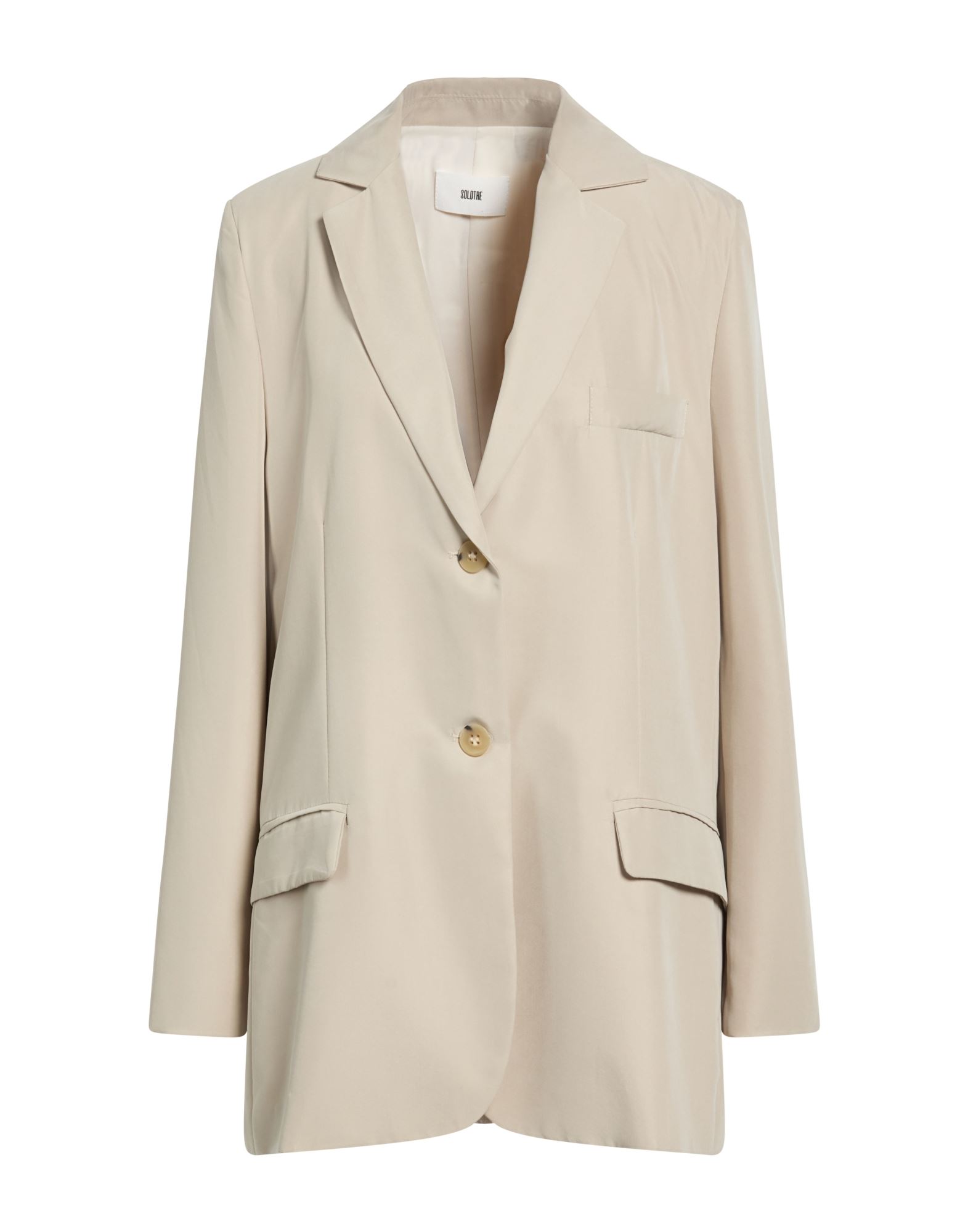 SOLOTRE Blazer Damen Beige von SOLOTRE