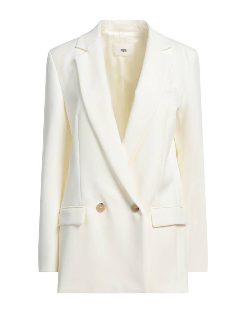SOLOTRE Blazer Damen Elfenbein SOLOTRE Blazer Damen Elfenbein von SOLOTRE