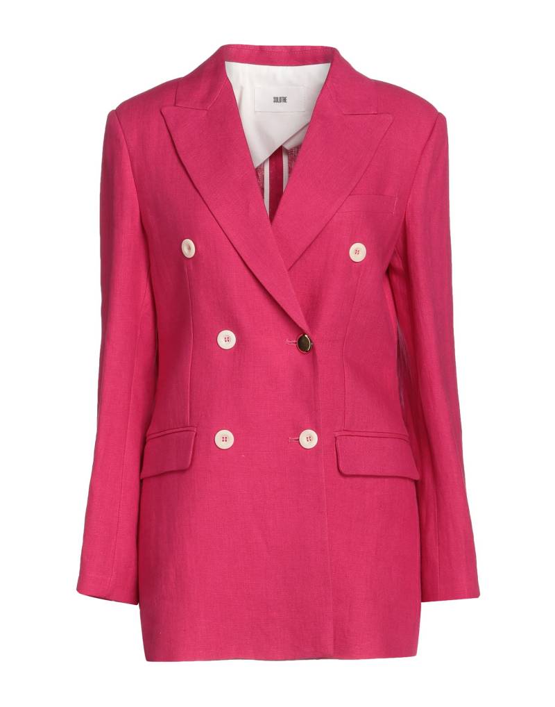 SOLOTRE Blazer Damen Fuchsia von SOLOTRE