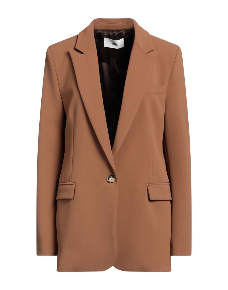 SOLOTRE Blazer Damen Kamel von SOLOTRE