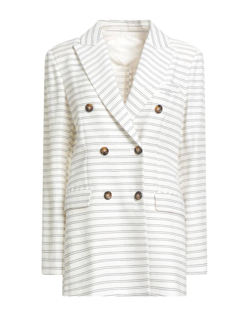 SOLOTRE Blazer Damen Weiß von SOLOTRE