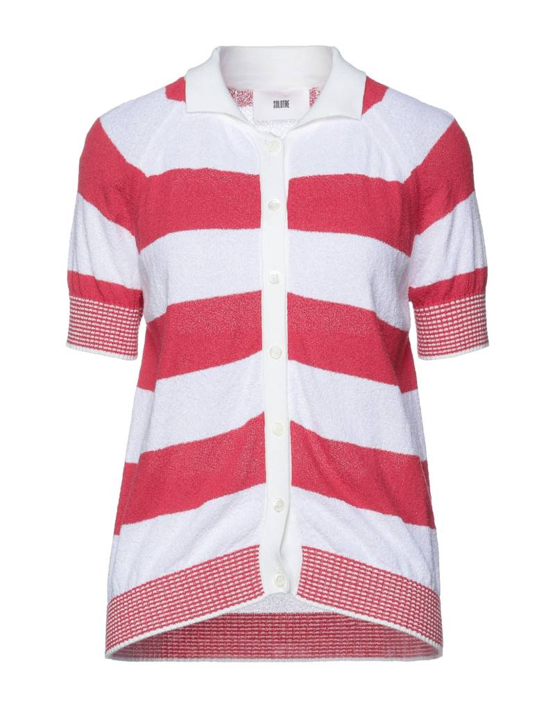 SOLOTRE Strickjacke Damen Rot von SOLOTRE