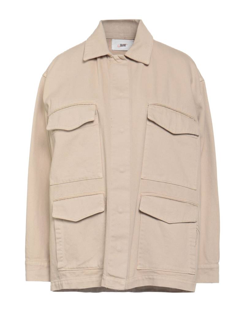 SOLOTRE Jacke & Anorak Damen Beige von SOLOTRE