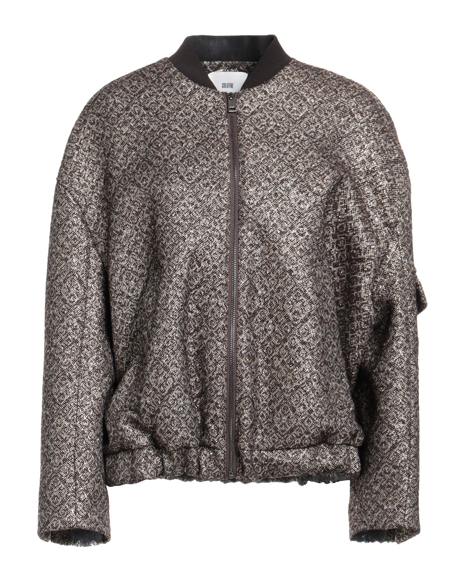 SOLOTRE Jacke & Anorak Damen Dunkelbraun von SOLOTRE