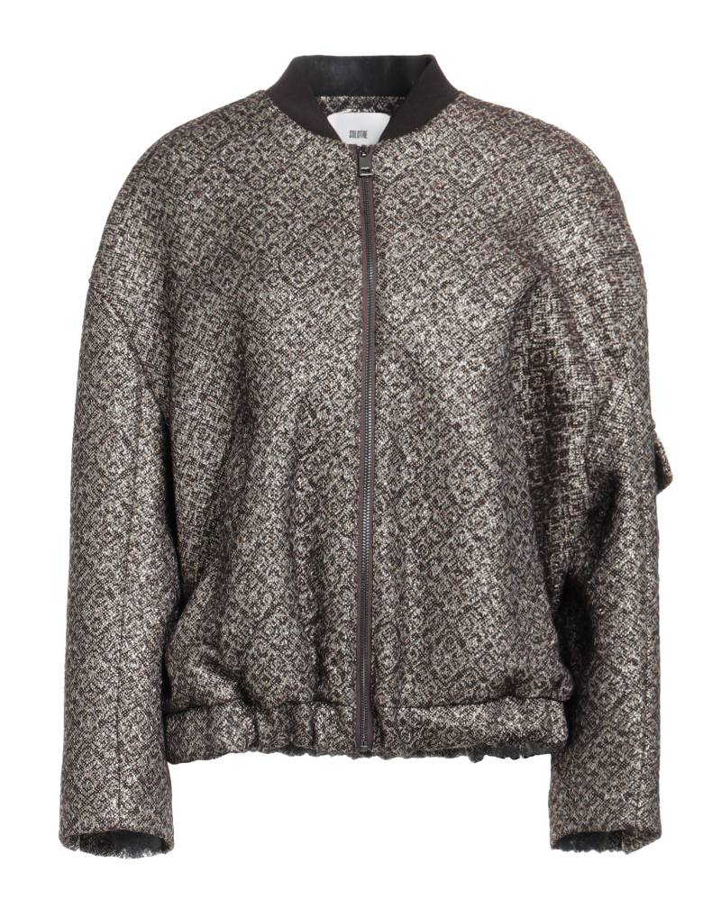 SOLOTRE Jacke & Anorak Damen Dunkelbraun von SOLOTRE