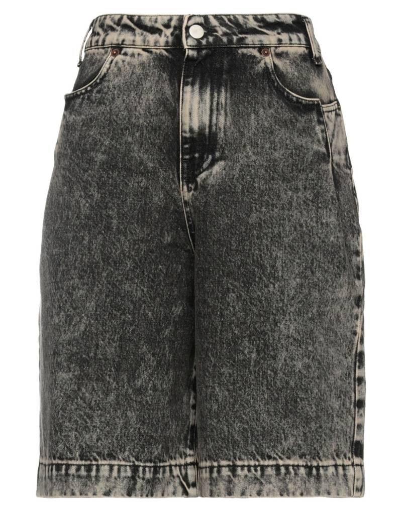 SOLOTRE Jeansshorts Damen Braungrau von SOLOTRE
