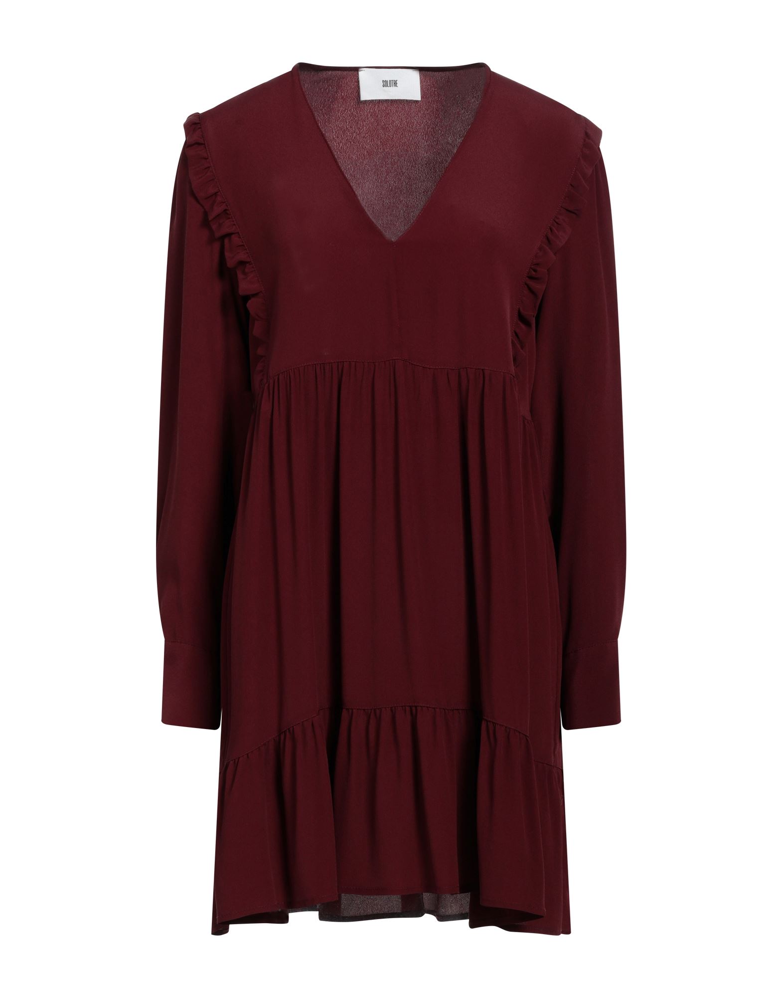 SOLOTRE Mini-kleid Damen Bordeaux von SOLOTRE