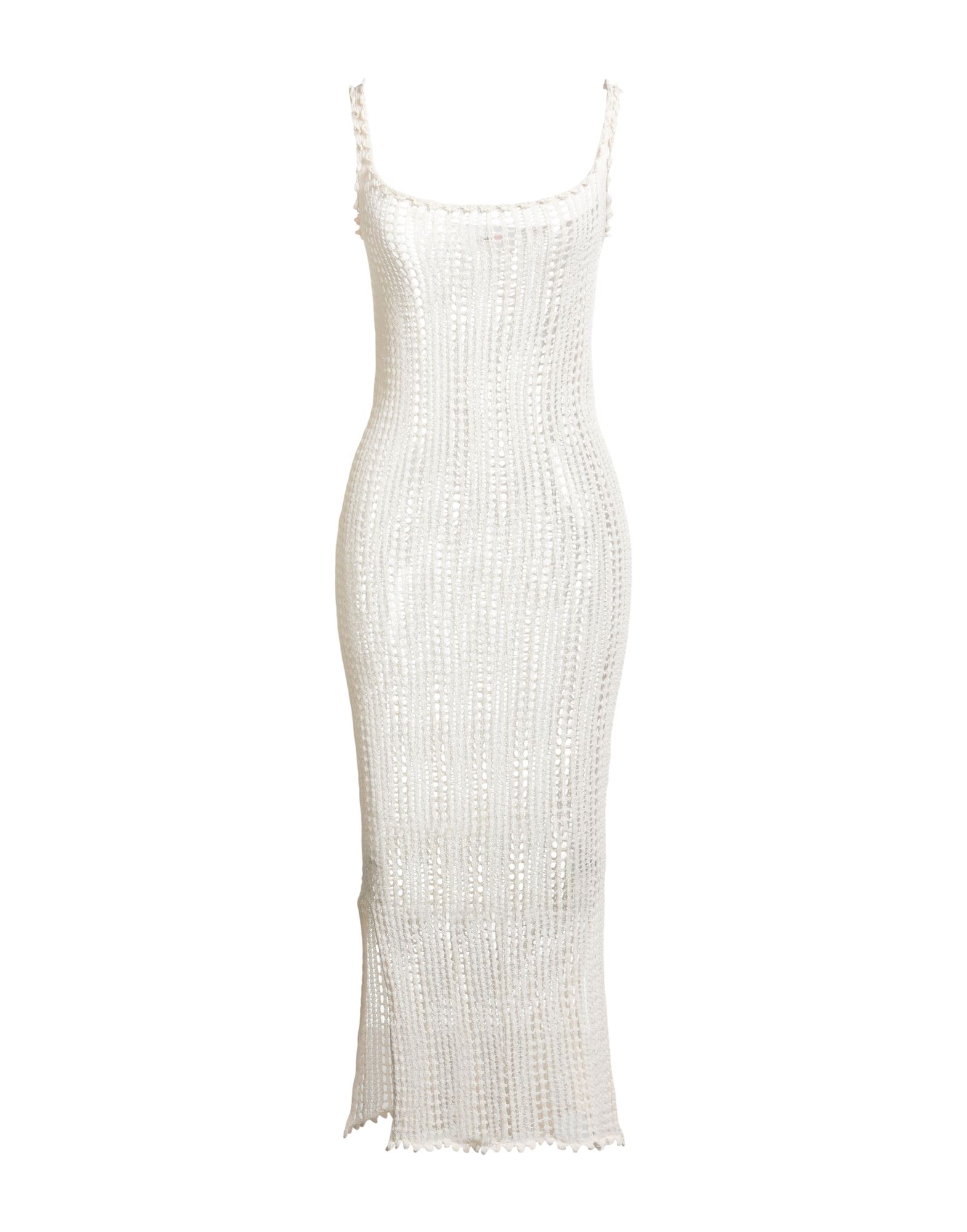 SOLOTRE Midi-kleid Damen Cremeweiß SOLOTRE Midi-kleid Damen Cremeweiß von SOLOTRE