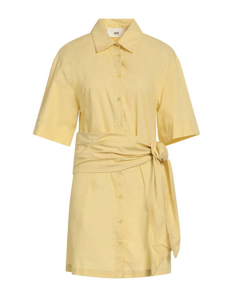 SOLOTRE Mini-kleid Damen Pastellgelb von SOLOTRE