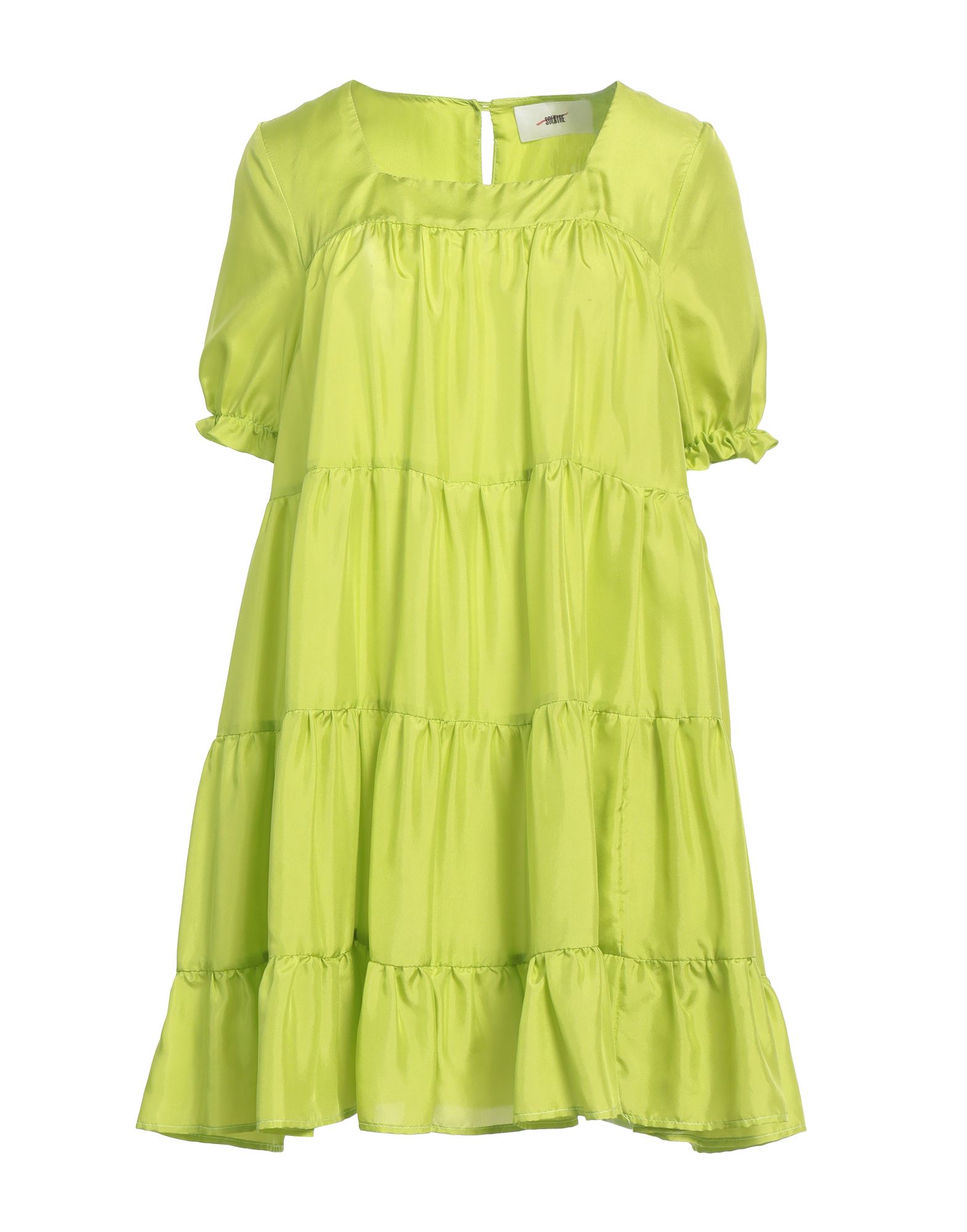 SOLOTRE Mini-kleid Damen Limettengrün von SOLOTRE