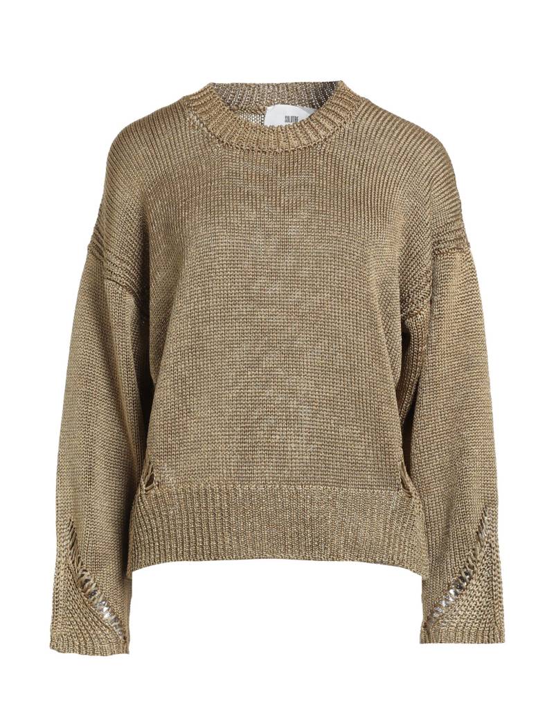SOLOTRE Pullover Damen Gold von SOLOTRE
